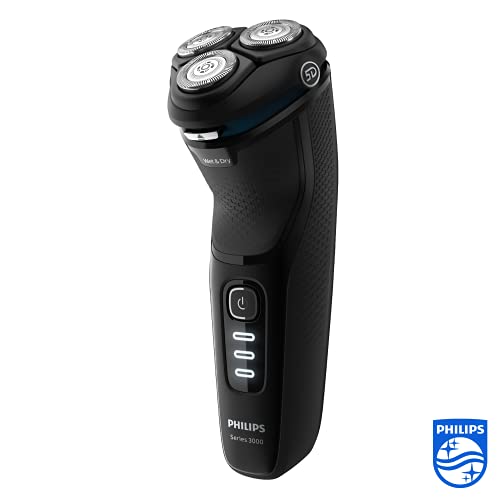 Philips S3233/52 Rasoir Electrique Séries 3000, 100 % Etanche, Têtes 5D Pivot & Flex