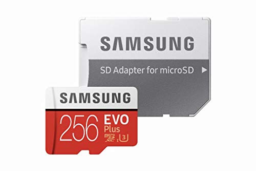 Samsung Evo Plus 256 Go Carte microSD avec Adaptateur