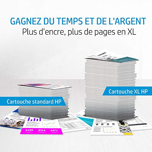 HP 304XL Cartouche d'Encre Noire grande capacité Authentique (N9K08AE) | L'emballage peut varier légèrement