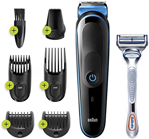 Braun 3 Tout-En-Un Tondeuse Électrique Homme Cheveux Et Visage