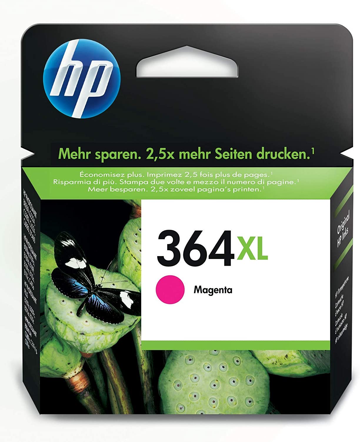 HP 364XL Cartouche d'Encre Cyan grande capacité Authentique (CB323EE)