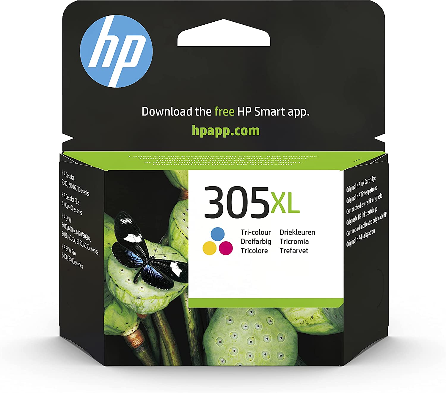 HP 305 Pack de 2 Cartouches d'Encre Noire et Trois Couleurs Authentiques (6ZD17AE)