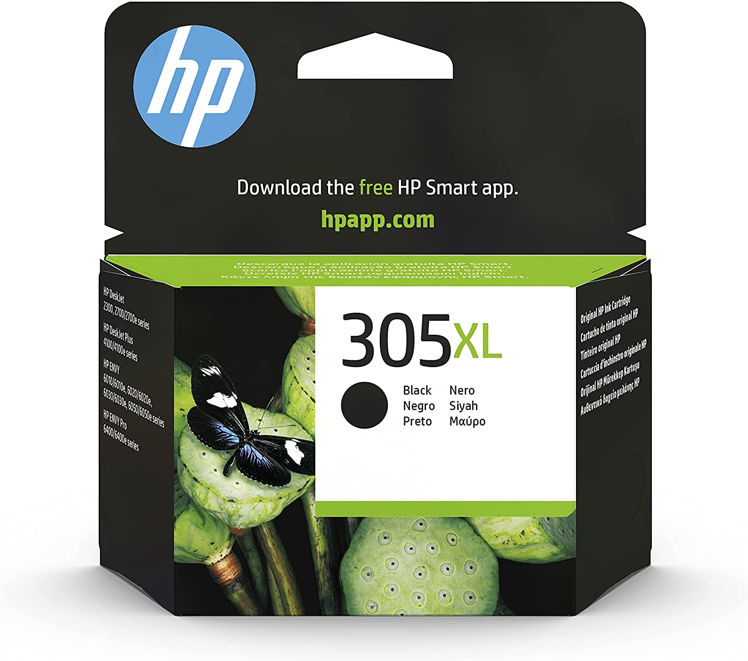 HP 305 Pack de 2 Cartouches d'Encre Noire et Trois Couleurs Authentiques (6ZD17AE)