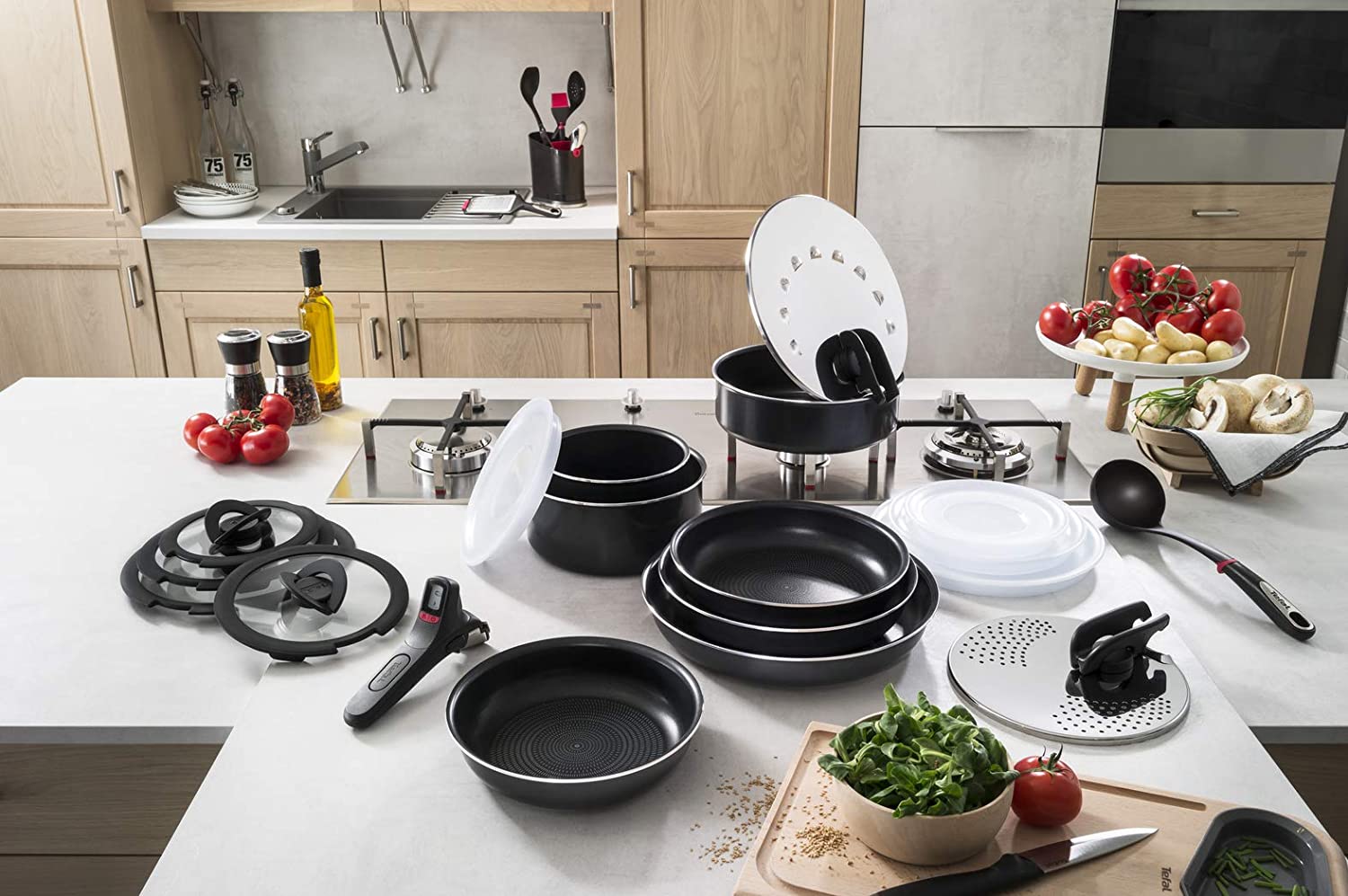 Tefal Ingenio Essential Batterie de cuisine 15 pièces