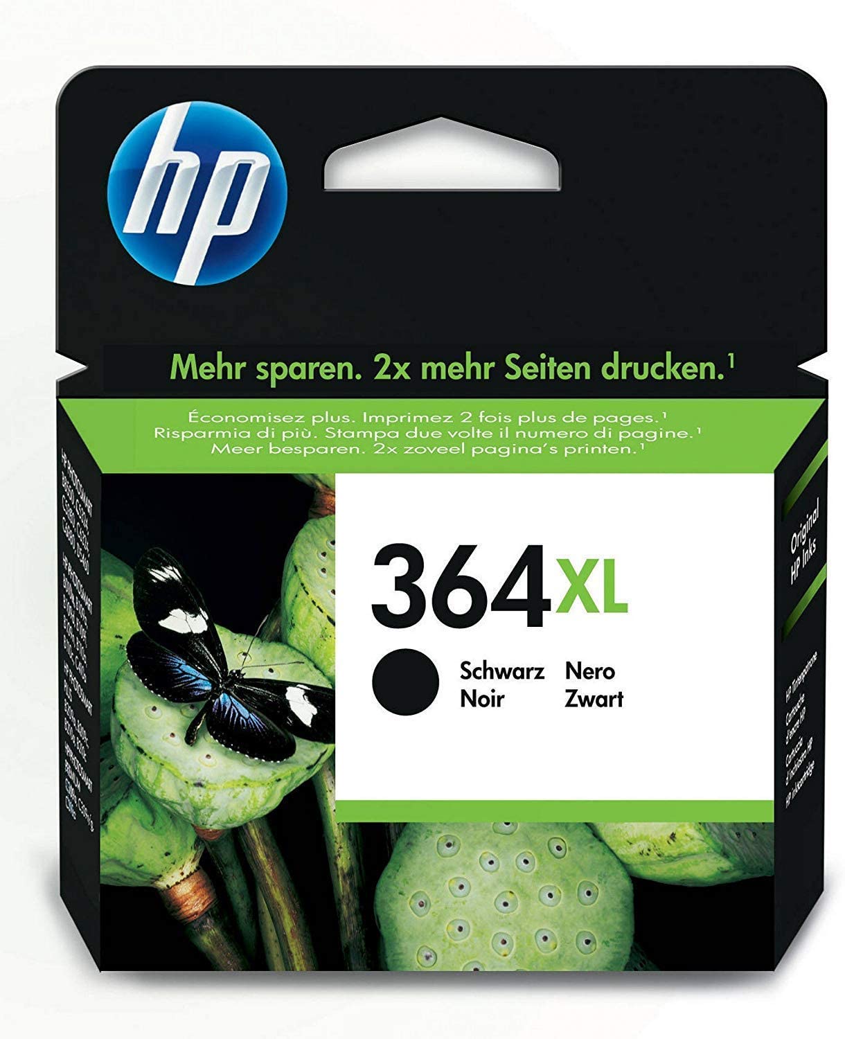 HP 364XL Cartouche d'Encre Cyan grande capacité Authentique (CB323EE)