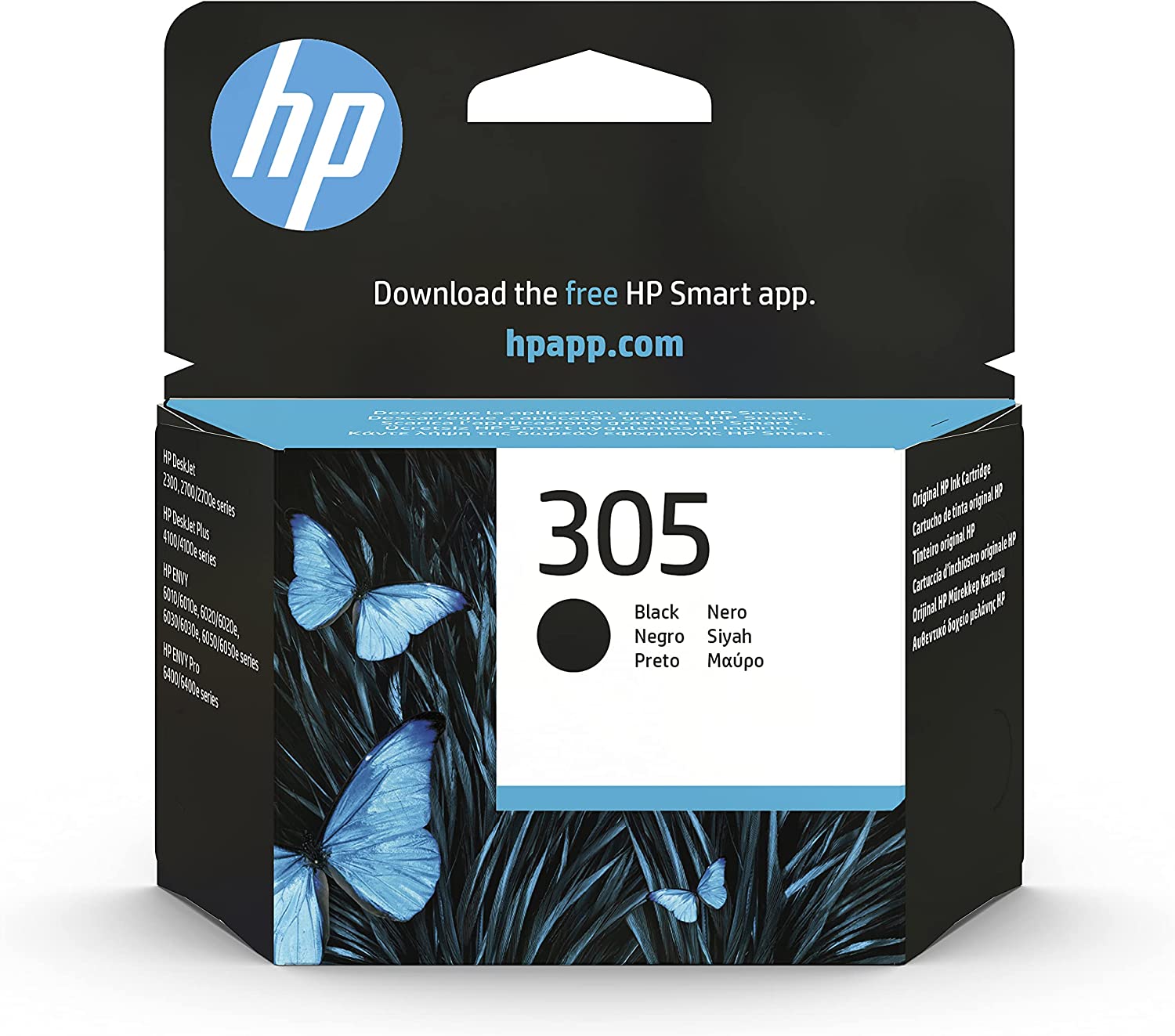 HP 305 Pack de 2 Cartouches d'Encre Noire et Trois Couleurs Authentiques (6ZD17AE)