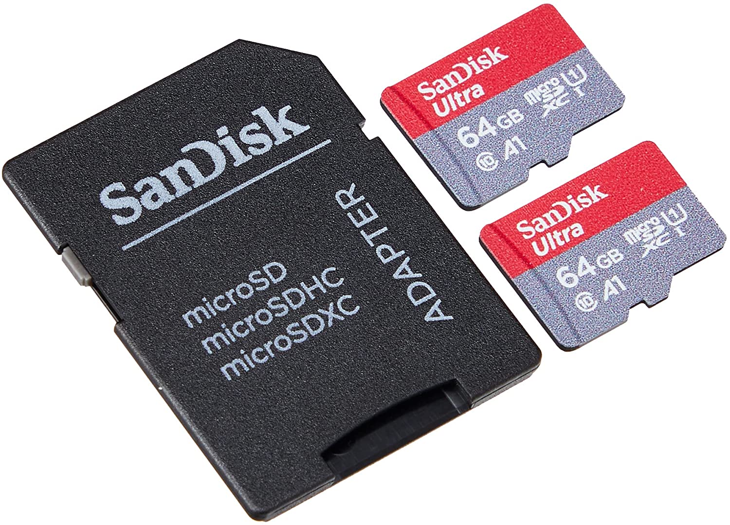 SanDisk Carte Mémoire microSDHC Ultra 32 Go + Adaptateur SD. Vitesse de Lecture Allant jusqu'à 120MB/S, Classe 10, U1, homologuée A1