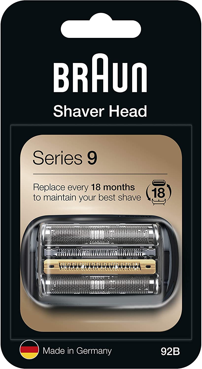 Braun Series 9 - Pièce De Rechange Pour Rasoir Électrique Noire, Compatible avec les rasoirs Series 92B