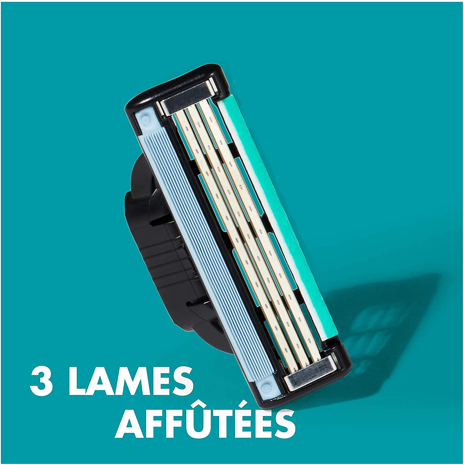 Gillette Mach3 Recharges de Lames de Rasoir Pour Homme, Rasage Manuel, 20 Lames de Recharge