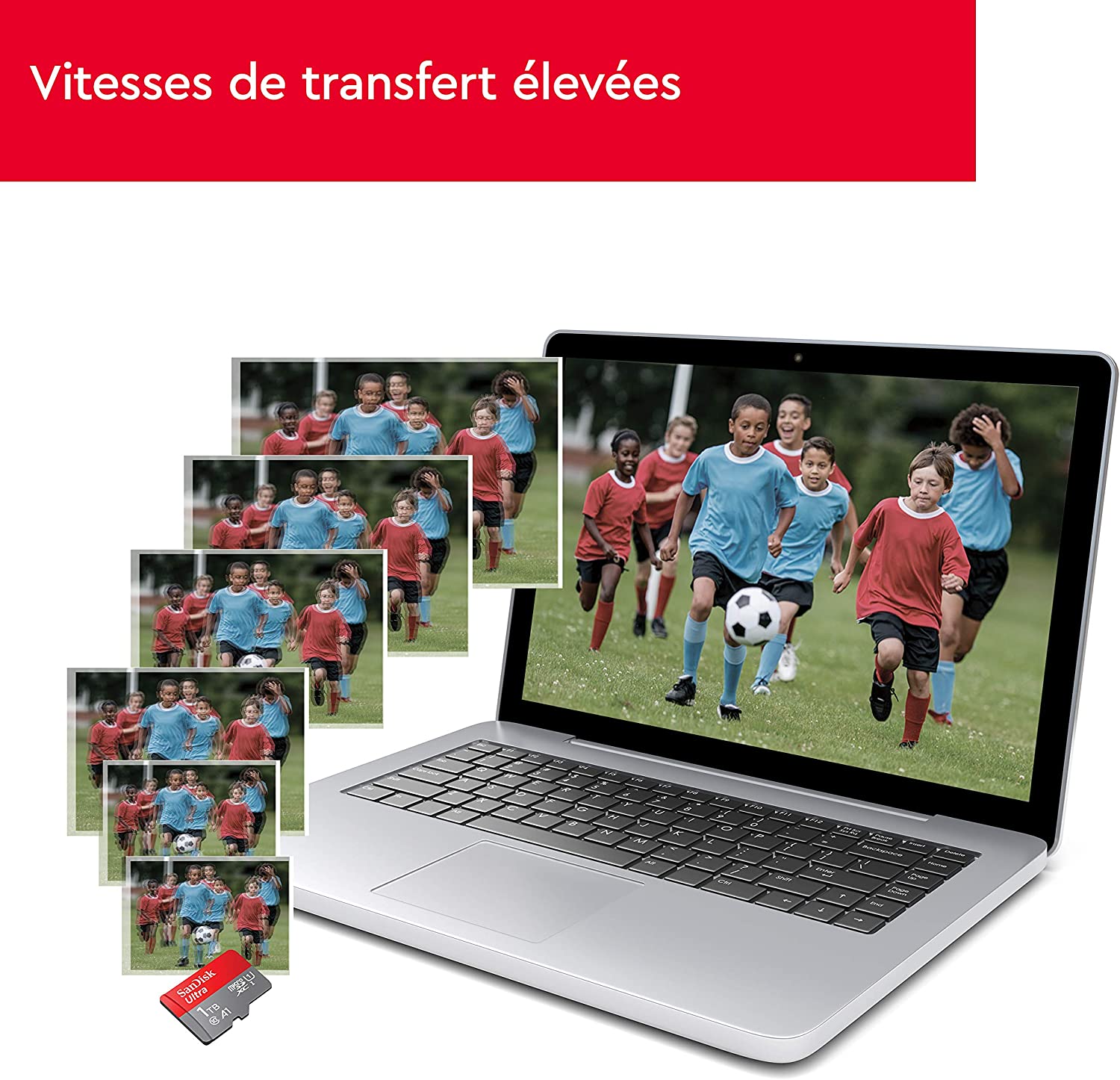 SanDisk Carte Mémoire microSDHC Ultra 32 Go + Adaptateur SD. Vitesse de Lecture Allant jusqu'à 120MB/S, Classe 10, U1, homologuée A1