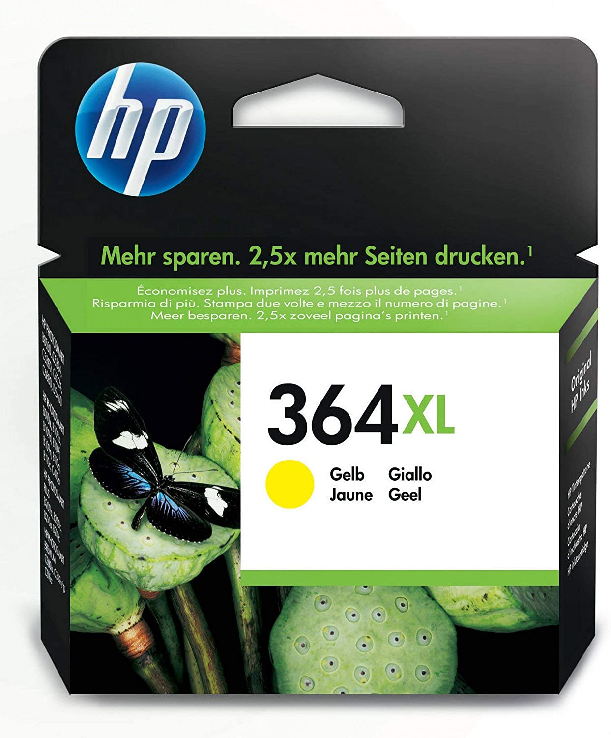 HP 364XL Cartouche d'Encre Cyan grande capacité Authentique (CB323EE)