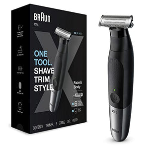 Braun Series XT5 Rasoir Électrique Rechargeable et Tondeuse Hybride Homme